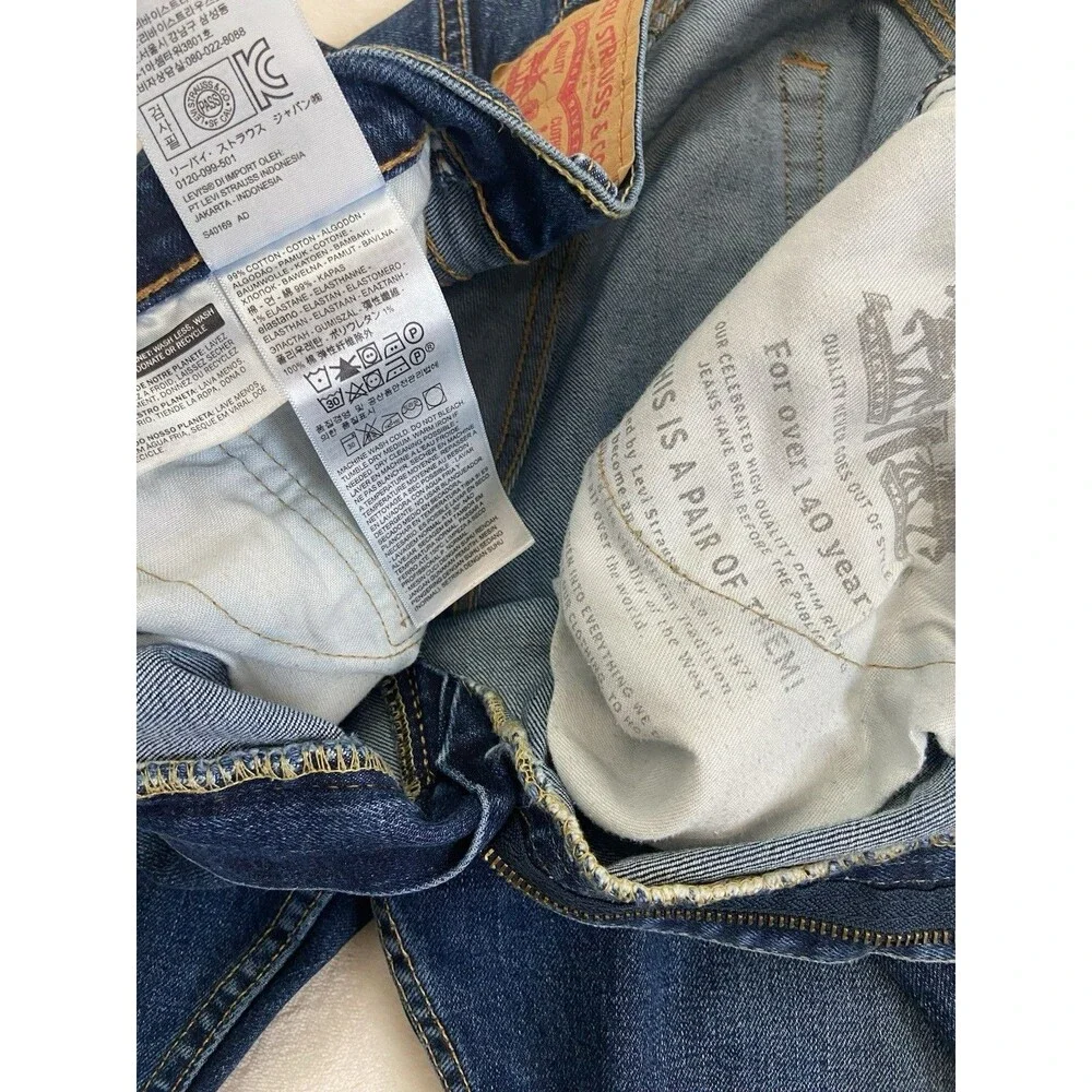 Levi’s 505 Regular Fit Jeans Blue Size 33 X 30*